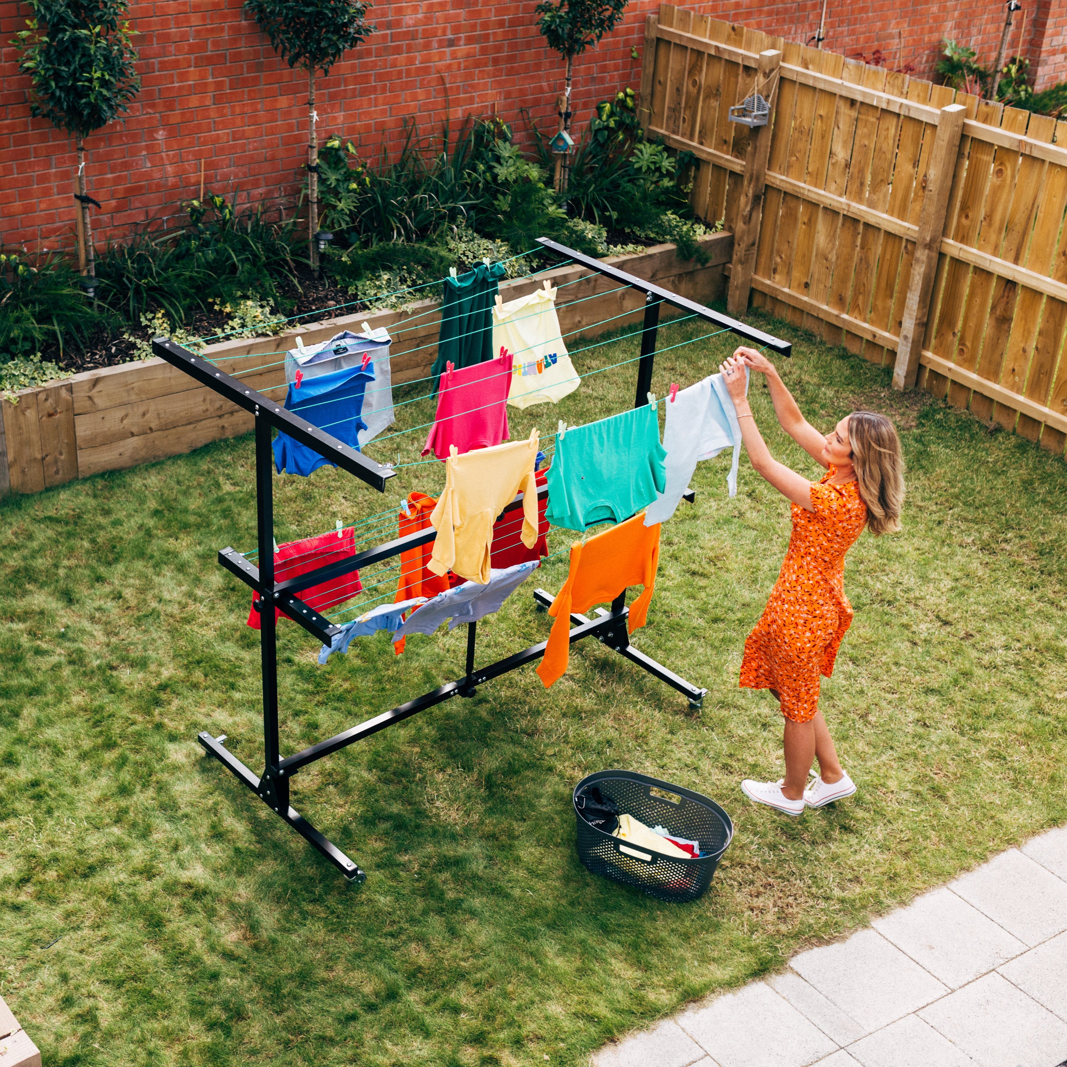 Drying Clothes Rotary Dryer Stand Clothes Drying Rack Leifheit